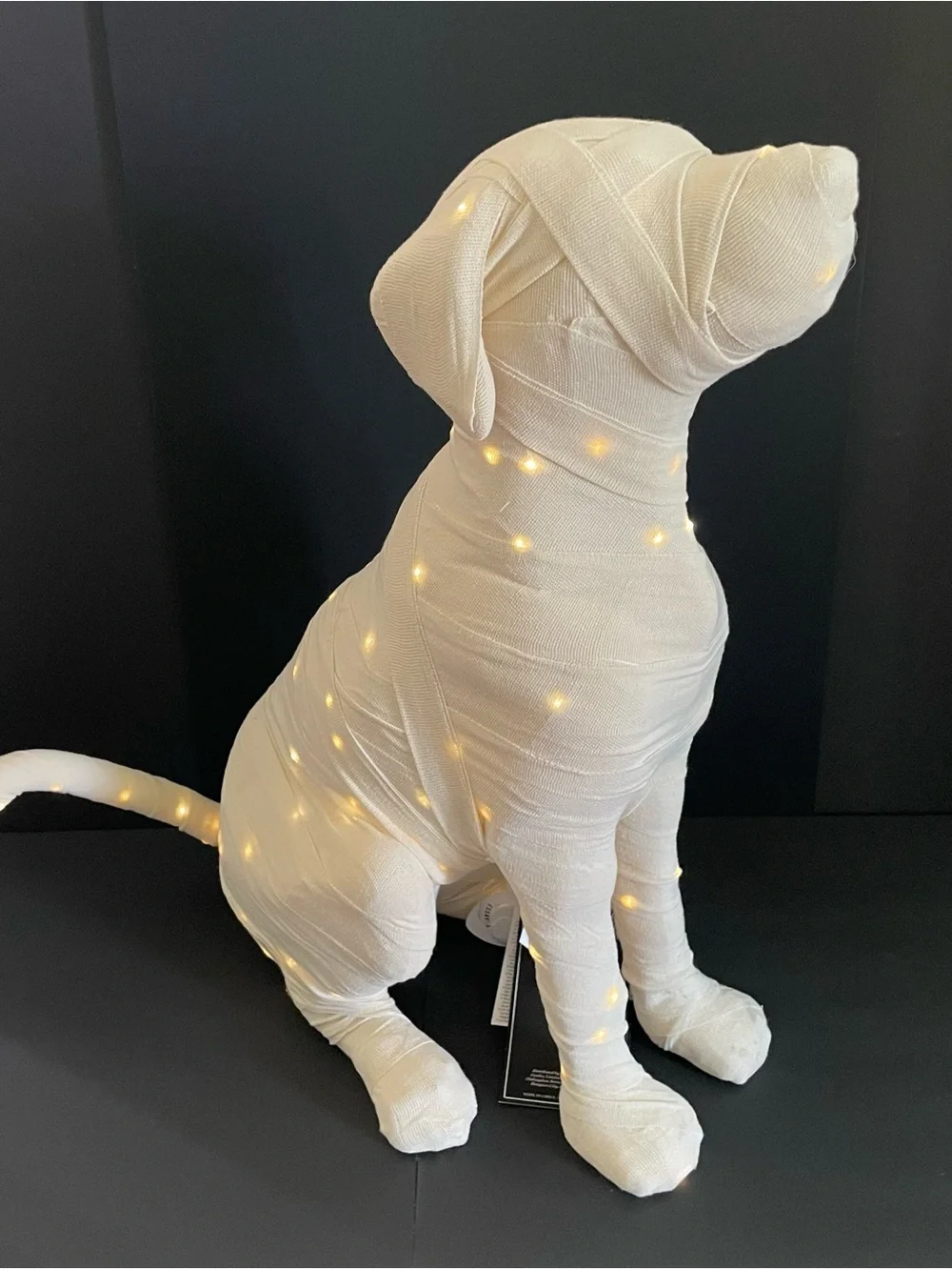 Martha Stewart LED Mummy Dog Halloween Decor